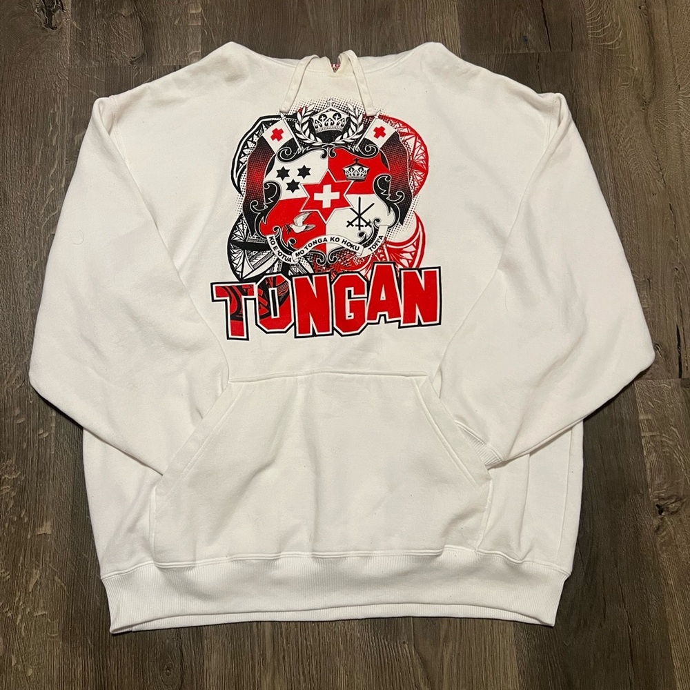 Mens Tongan Pull Over Hoodie